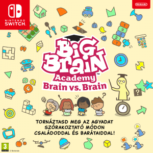 Tornáztasd meg agyadat szórakoztató módon a ma megjelenő Big Brain Academy: Brain vs. Brain játékban, Nintendo Switch konzolon